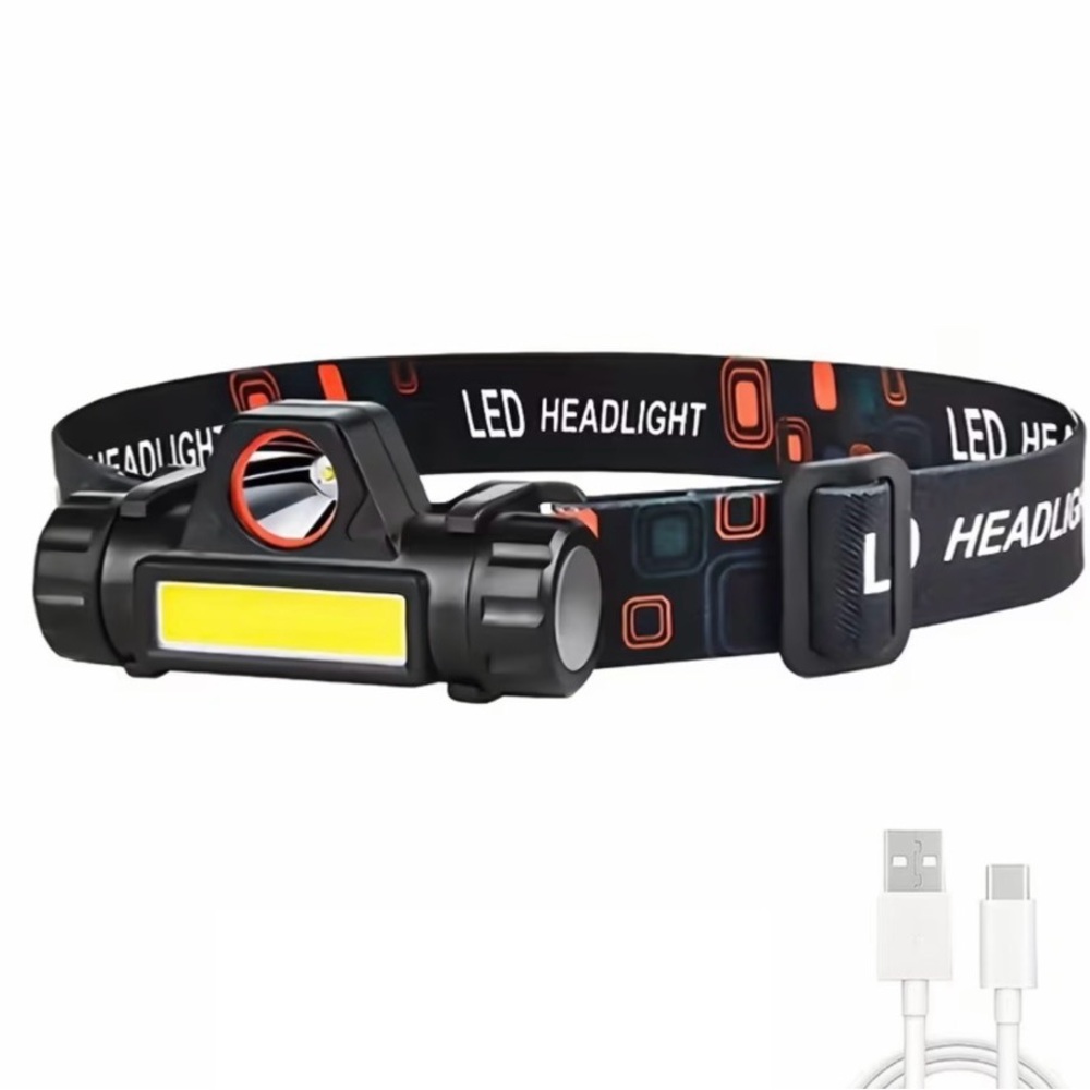 LED Headlamp with Adjustable Strap